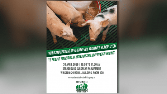 Sustainable Livestock Intergroup : How can circular feed and feed additives be deployed to reduce emissions in monogastric livestock farming?