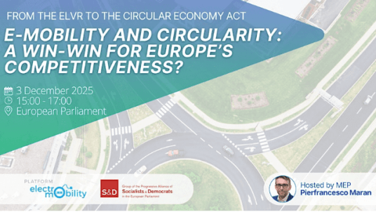 E-mobility and circularity: a win-win for Europe's competitiveness?