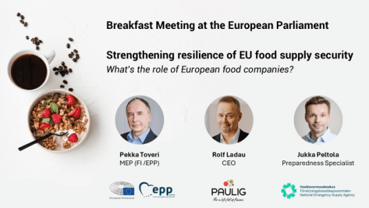 EP - Strengthening resilience of EU food supply security